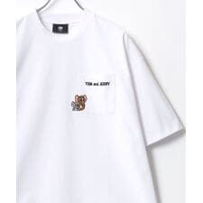 Tom＆Jerry トムとジェリー キャラクター接触冷感 UVカット ポケット付 半袖 Tシャツ | マルカワ(MARUKAWA)