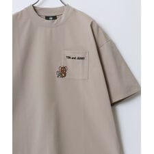 Tom＆Jerry トムとジェリー キャラクター接触冷感 UVカット ポケット付 半袖 Tシャツ | マルカワ(MARUKAWA)