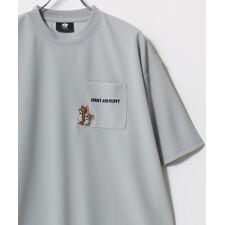 Tom＆Jerry トムとジェリー キャラクター接触冷感 UVカット ポケット付 半袖 Tシャツ | マルカワ(MARUKAWA)
