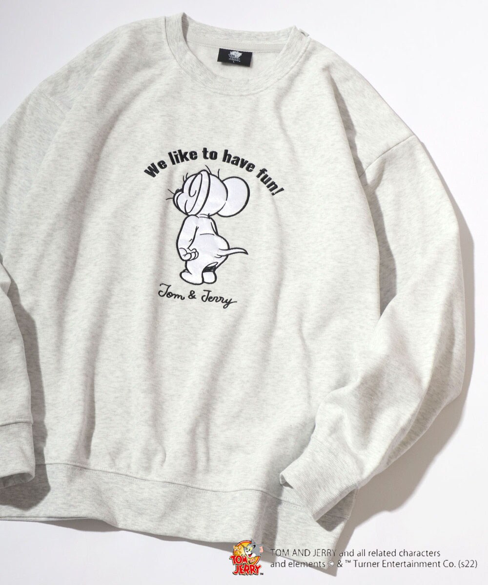 Tom and Jerry/トムとジェリー】 イラストプリント スウェット