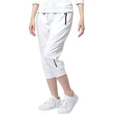 【軽快な7分丈ジョガー】 ジョガーパンツ レディース  7分丈 無地