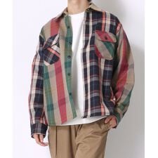 【あったか裏起毛】 トゥーカンサーフィン ヘビーウェイト ネルチェックワークシャツ UVカット