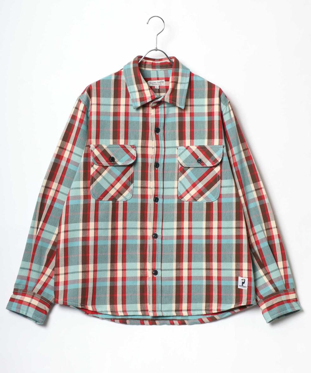 マルカワ MARUKAWA 別注 【MRU/エムアールユー】made in JAPAN 国産 ヒッコリーストライプ シャツ 綿100％ ワークシャツ マルカワ MARUKAWA 別注 【MRU/エムアールユー】made in JAPAN