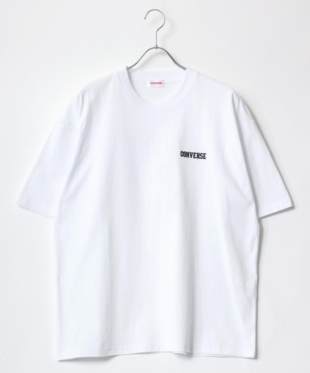 HIGH STREET∴ミスティープリント鹿の子クルーネック半袖