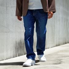 【岡山デニム】 ジーンズ メンズ ストレッチ デニム ストレート