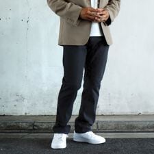 【岡山デニム】 カラーパンツ メンズ 春夏 無地 ストレッチ ストレート
