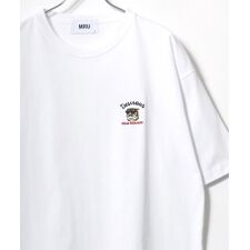 アニマル 髭おじさん ハンバーガー 半袖 Tシャツ レディース メンズ | エムアールユー(MRU)