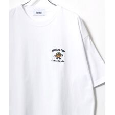 アニマル 髭おじさん ハンバーガー 半袖 Tシャツ レディース メンズ | エムアールユー(MRU)