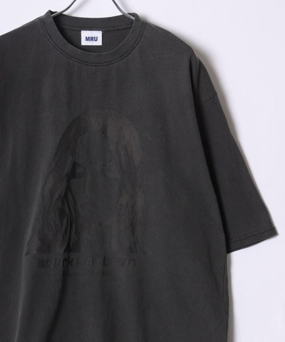 【ヴィンテージ風】 ピグメント加工 オーバーサイズ ロック 半袖 Tシャツ レディース メンズ