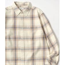 マルカワ(MARUKAWA)の【USAコットンのネルシャツ】 ネルチェックシャツ 薄手 長袖 レディース メンズ