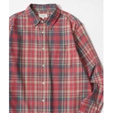 マルカワ(MARUKAWA)の【USAコットンのネルシャツ】 ネルチェックシャツ 薄手 長袖 レディース メンズ