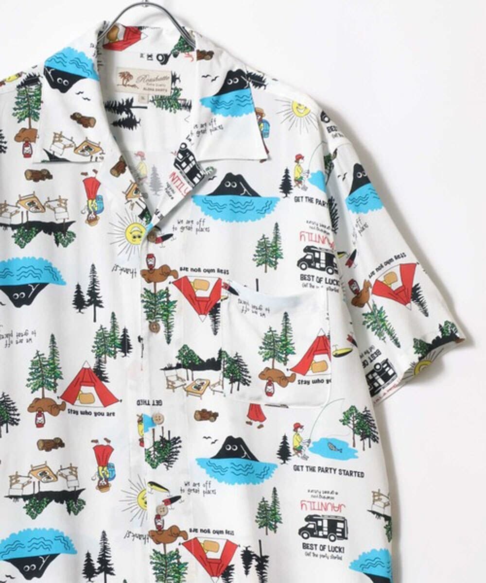 21号(6L～) ワイルドフラワープリントシャツ | サブストリート(sab