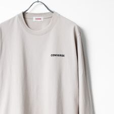 【シンプルなワンポイント刺繍入りロンT】 長袖 Tシャツ クルーネック