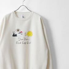 【DOMDOM×Red Cap Girl】裏起毛 クルーネック トレーナー スウェット