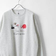 【DOMDOM×Red Cap Girl】裏起毛 クルーネック トレーナー スウェット