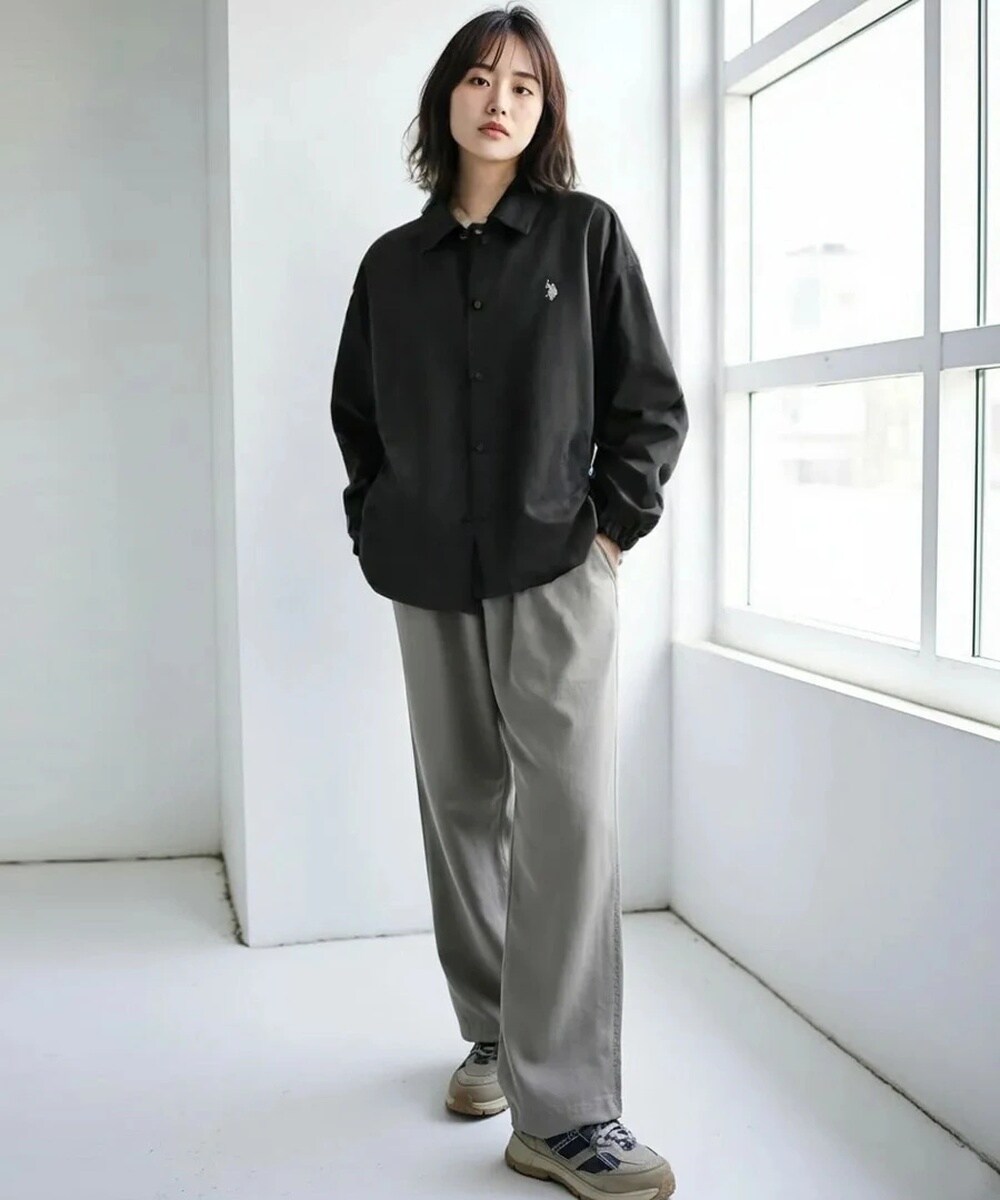 ILL'S 【RED CAP GIRL】 ビッグシルエットフードナイロンブルゾン