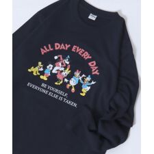 ディズニー(Disney)の【 ミッキー  ドナルド  デイジー グーフィー プルート 】 プリント ロンT　長袖