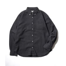 マルカワ(MARUKAWA)の【秋冬定番のネルシャツ】 ネル 起毛 USAコットン 無地 ボダンダウン シャツ