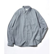 マルカワ(MARUKAWA)の【秋冬定番のネルシャツ】 ネル 起毛 USAコットン 無地 ボダンダウン シャツ