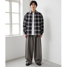 マルカワ(MARUKAWA)の【秋冬定番のネルシャツ】 USAコットン オンブレチェック レギュラーカラーシャツ