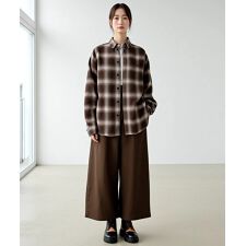 マルカワ(MARUKAWA)の【秋冬定番のネルシャツ】 USAコットン オンブレチェック レギュラーカラーシャツ