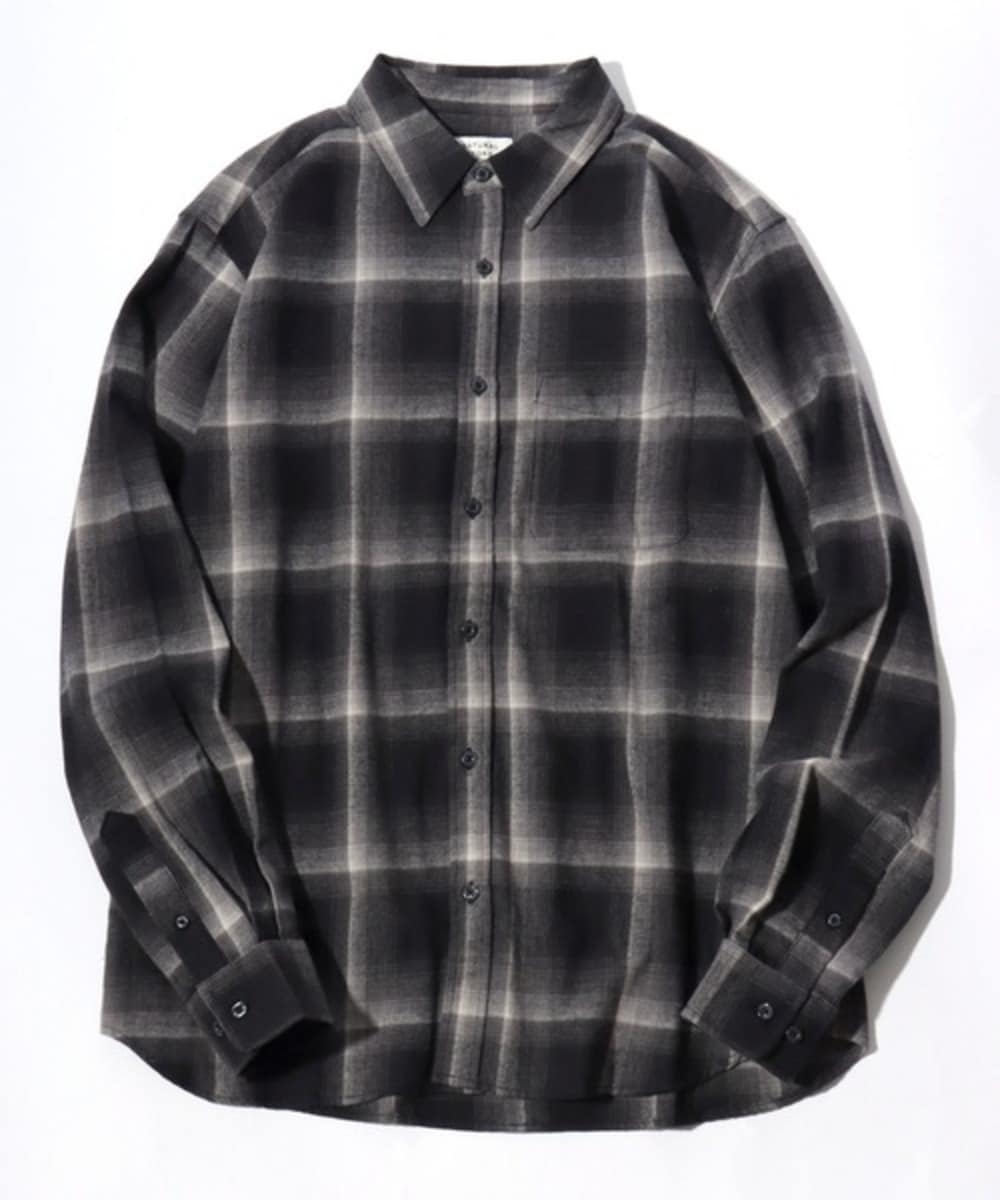 JOURNAL STANDARD relume レーヨン　半袖チェックシャツ JOURNAL STANDARD relume レーヨン 半袖チェックシャツ