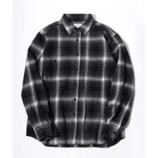 マルカワ(MARUKAWA)の【USAコットン】 ヘビーウェイト オンブレネルチェック ワークシャツ