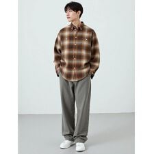 マルカワ(MARUKAWA)の【USAコットン】 ヘビーウェイト オンブレネルチェック ワークシャツ