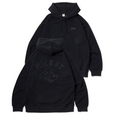 ディズニー(Disney)の【ミッキー】 裏起毛 サガラ アップリケ刺繍 スウェットパーカー トレーナー