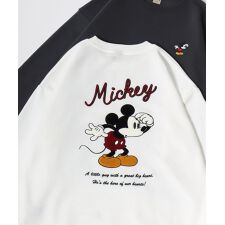 ディズニー(Disney)の【ミッキー トイストーリー ベイマックス 101匹ワンちゃん】 裏起毛 スウェットトレーナー