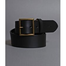 Levi's/リーバイス 40mm 本革 アンティークゴールド スクエア バックル レザーベルト