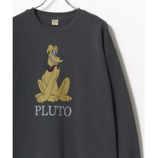 【ディズニーキャラのヴィンテージ風プリント】 裏起毛 スウェット トレーナー キャラクター