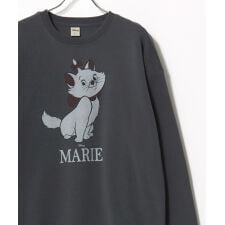 【ディズニーキャラのヴィンテージ風プリント】 裏起毛 スウェット トレーナー キャラクター