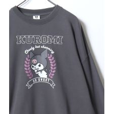 【Sanrio Hello Kitty/サンリオ】 裏毛 クルーネック トレーナー キャラクター