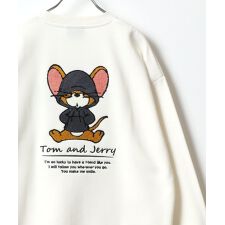 マルカワ(MARUKAWA)の【Tom and Jerry/トムとジェリー】 裏起毛 オーバーサイズ スウェット トレーナー