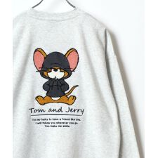 マルカワ(MARUKAWA)の【Tom and Jerry/トムとジェリー】 裏起毛 オーバーサイズ スウェット トレーナー