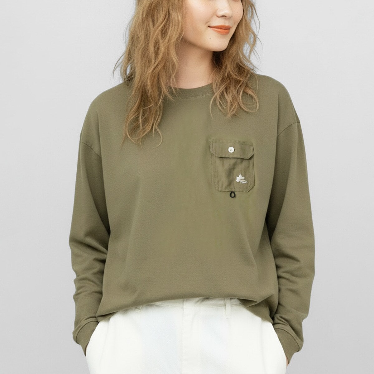 [�}���C]�y�t���b�v�t���|�PT�z �����|�C���g ���S �h�J �|�P�b�g T�V���c ���f�B�[�X/���S�X�p�[�N�iLOGOS Park�j �O���[��