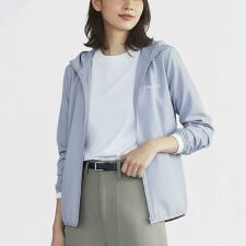 【 撥水 UV対策 防花粉 】 軽量 ジップアップパーカー マウンテンパーカー レディース