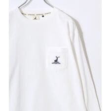 【CAPTAIN STAG/キャプテンスタッグ】 ポケット 無地 ロングスリーブTシャツ