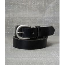 【幅25mmの細ベルト】 本革 ナローレザーベルト メンズ レディース