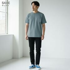 【ヒヤロン】 接触冷感 Tシャツ メンズ レディース 半袖 無地 ポケット付き クルーネック