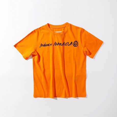 MM6 Maison Margiela Kids & Junior プリント半袖Tシャツカットソー 