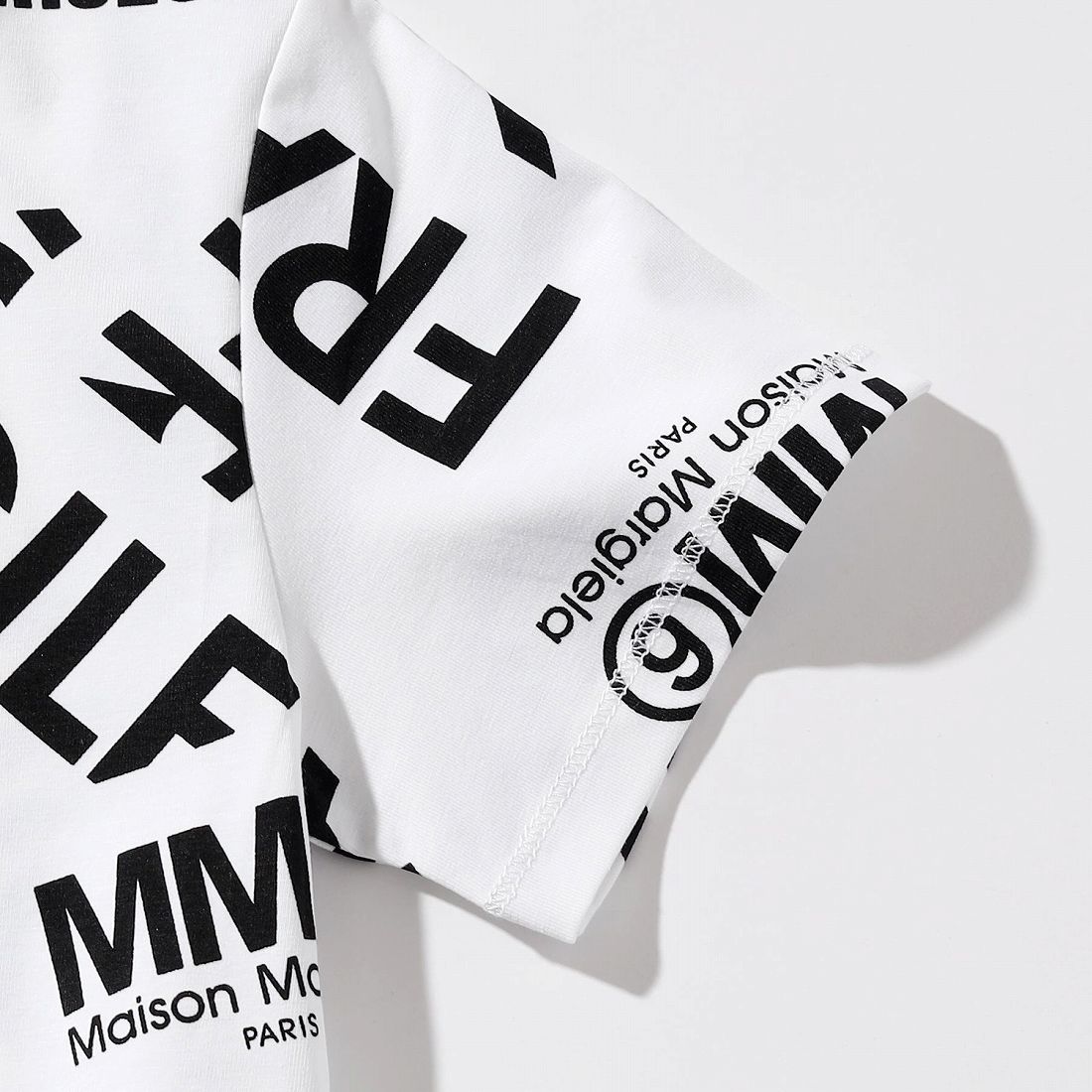 MM6 Maison Margiela Kids & Junior 総柄プリントTシャツカットソー