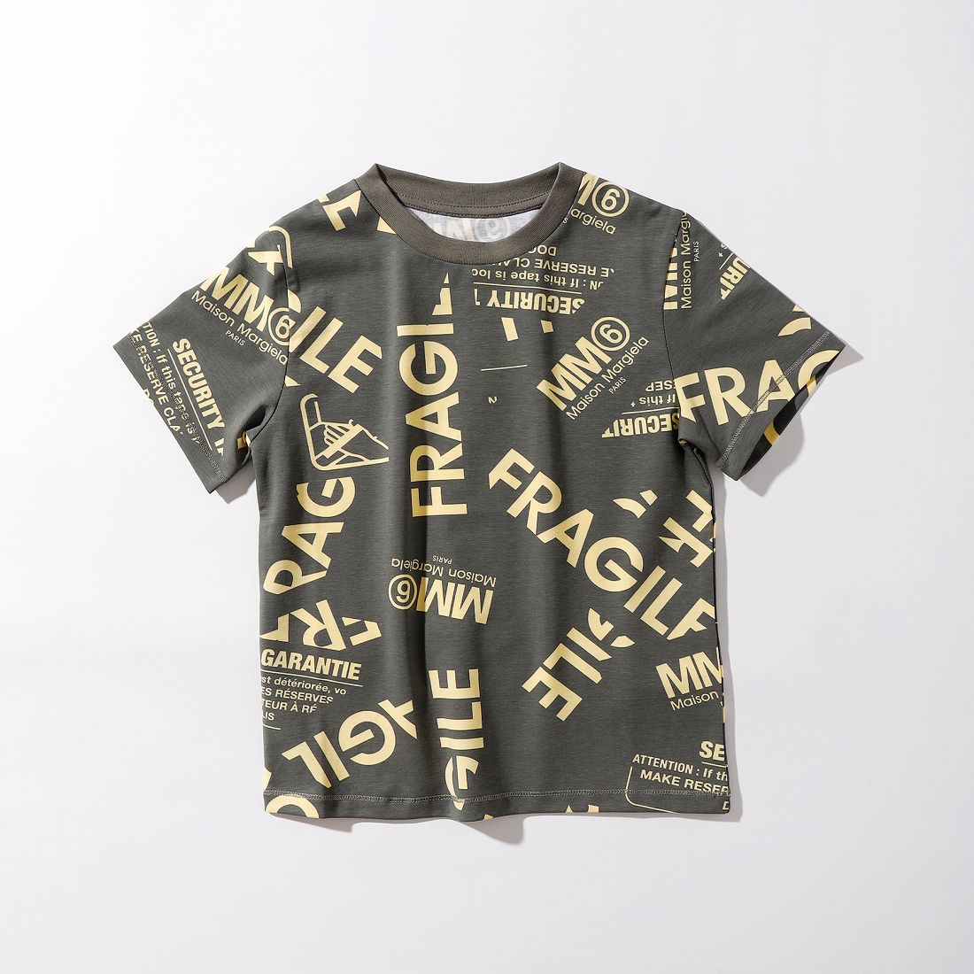 MM6 Maison Margiela Kids & Junior 総柄プリントTシャツカットソー 