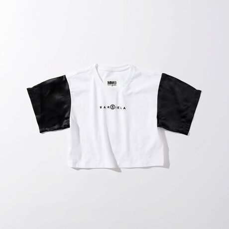 MM6 Maison Margiela Kids & Junior バイカラー半袖Tシャツ | エムエム 