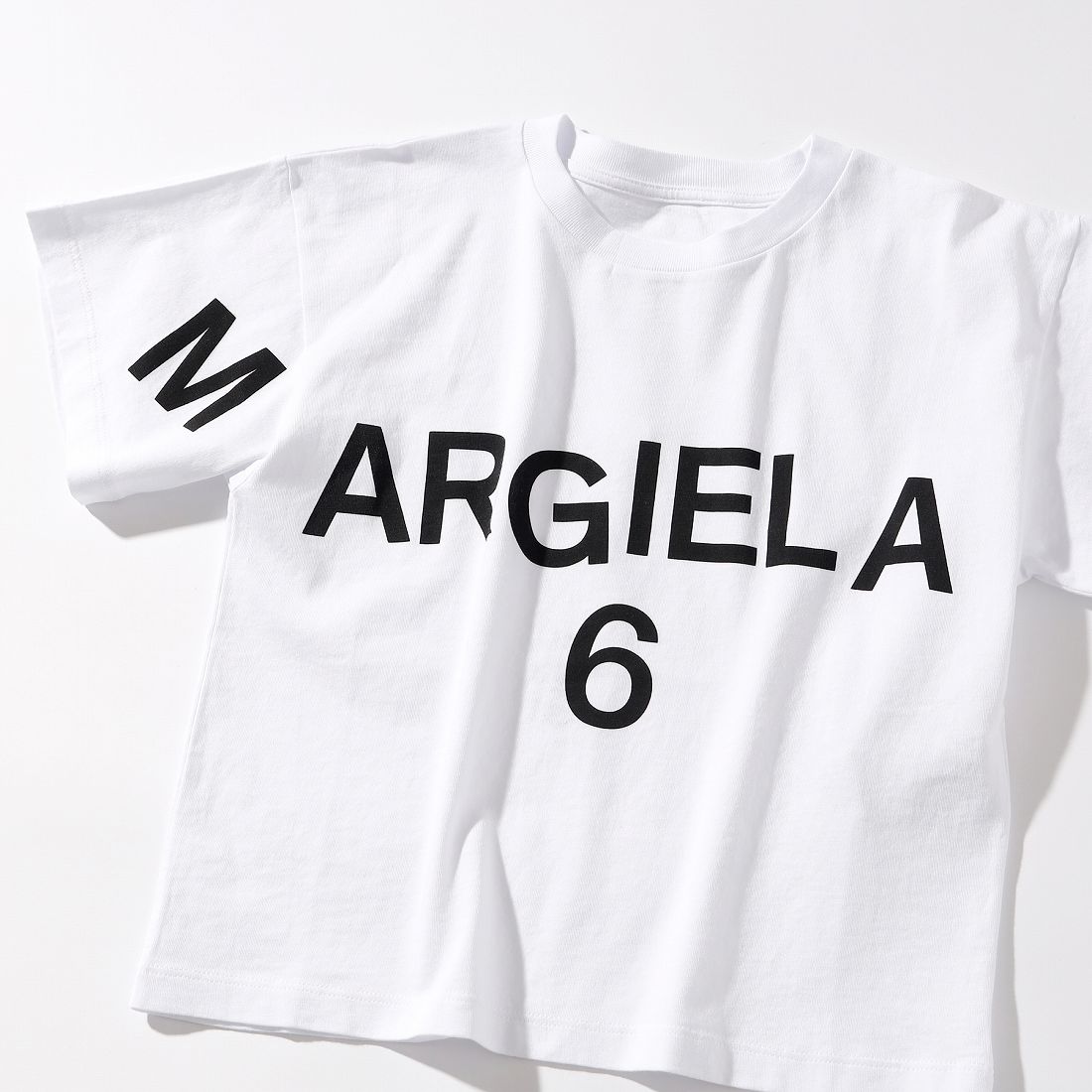 MM6 Maison Margiela Kids & Junior ロゴプリント半袖Tシャツ