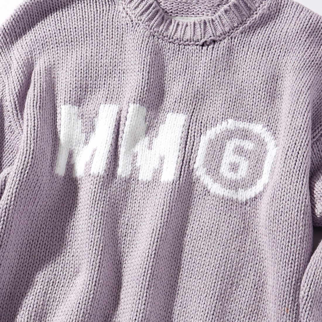 MM6 Maison Margiela Kids & Junior ロゴ長袖ニットセーター