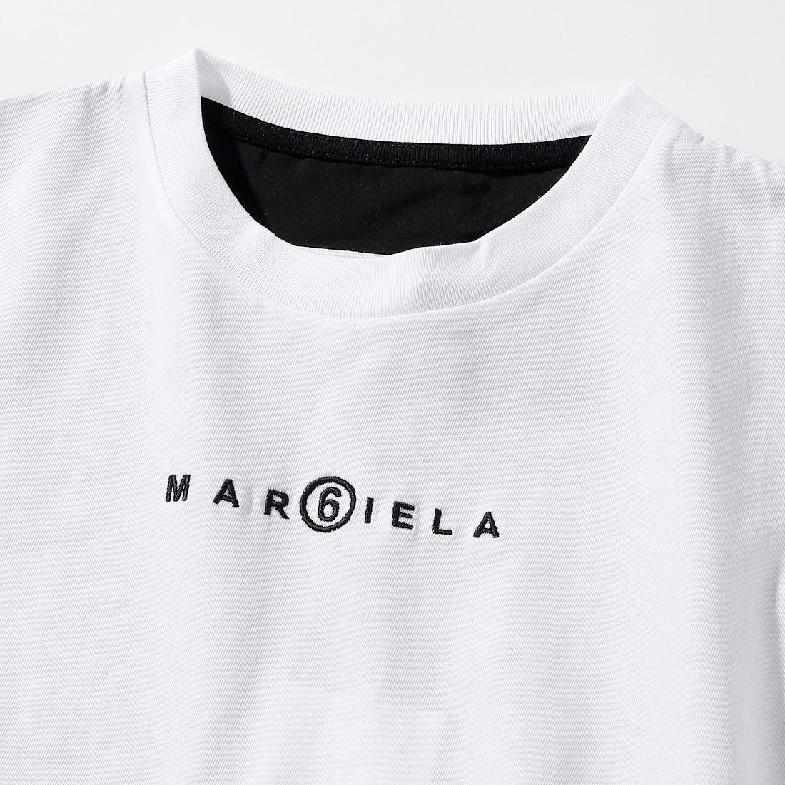 MM6 Maison Margiela Kids & Junior ワンポイント半袖Tシャツ 
