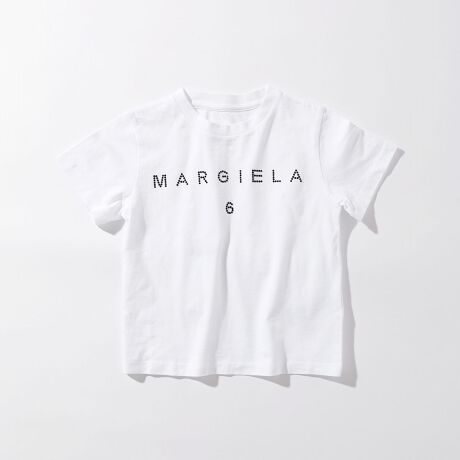 MM6 Maison Margiela Kids & Junior ロゴプリント半袖Tシャツ  