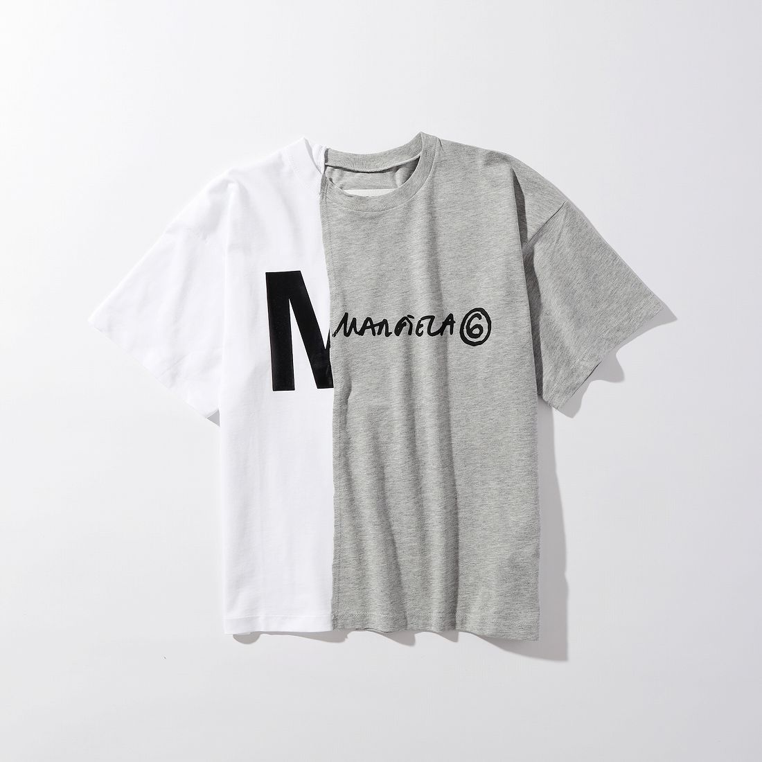 MM6 Maison Margiela Kids & Junior バイカラー半袖Tシャツ | エムエム